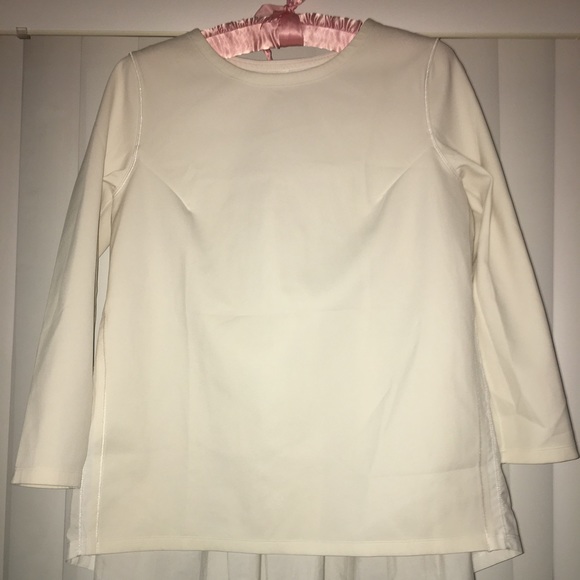 PTP 18” Lululemon Pleat On White/Cream Long Sleeve Top - Picture 8 of 13